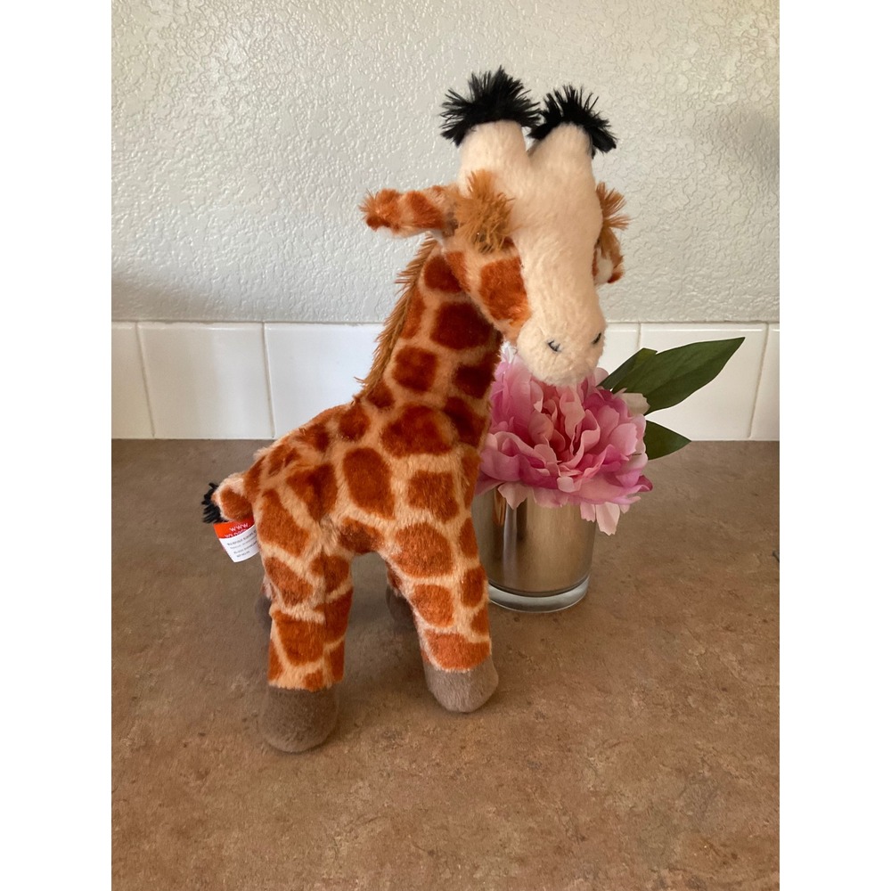 Wild Republic Giraffe Plush Stuffed Animal Orange Brown Spotted 12 Inch Safari